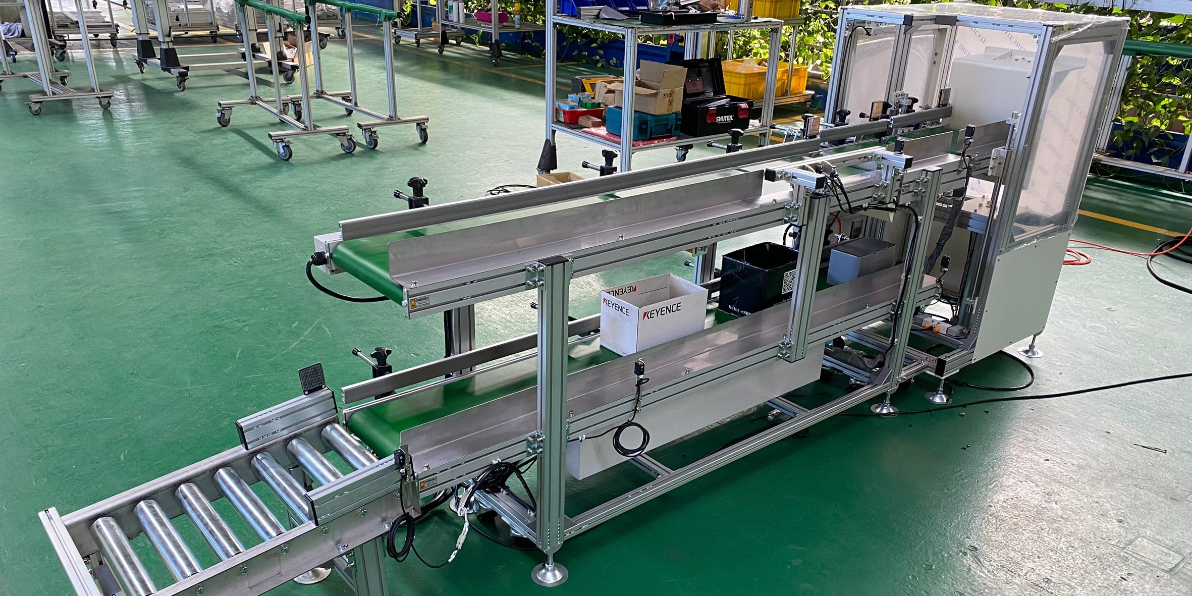 上下層鋁擠型皮帶式輸送機輸送帶 | Upper and Lower Layer Aluminum Extruded Body Conveyor